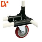 Moving Equipment Caster Base Anti - Rust Black Color Steel Plate Extrusion