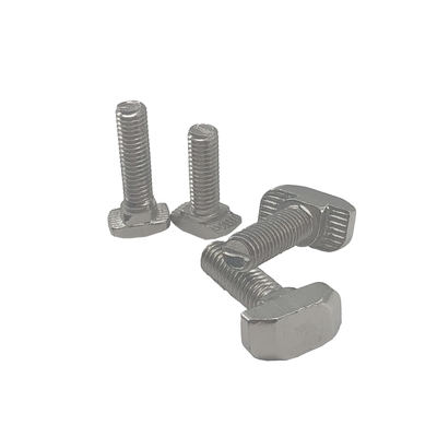 T Slot Hammer Head 304 Stainless Steel Channel T Bolts Screws for Slot 10mm Aluminum Profile