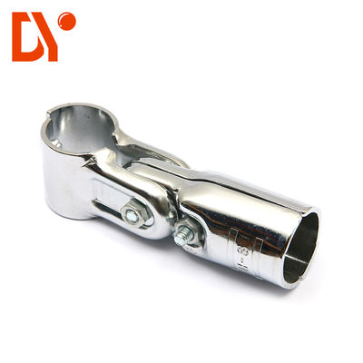 DIYA Supply Metal Joints D28 Chrom-plated Lean Pipe Connector Hardware Fittings Inch Measurement System