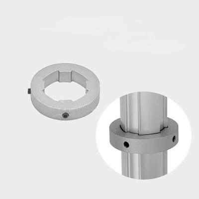 DYE19-03 Aluminum Tube Fittings Lean Pipe Slider Horizontal Located Ring Slider Fixed Positioner