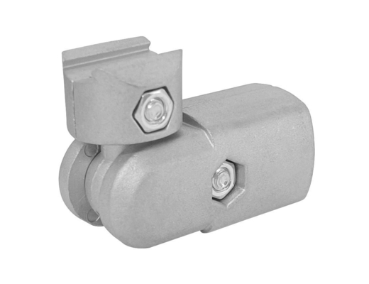 DYJ28-A07 Lean Pipe Verbinder Industrieanwendung Erweiterbarer Aluminiumrohrverbinder 180 ° Außenverbindung