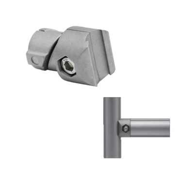 DYJ28-B01 Aluminiumlegierung Lean Pipe Innenverbinder für 1,7 mm allgemeines Gestell