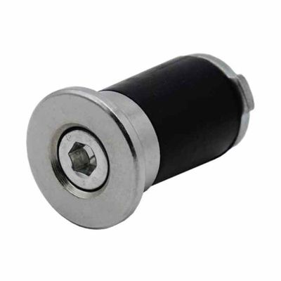 OD 28mm Schlauchrohr Zubehör Schlauchrohr Endkappe Aluminium Rundrohr Metallstecker