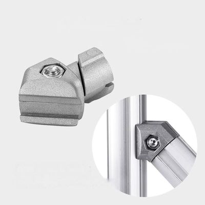 DYJ19-B09 Round Tube Joint Aluminum Profile Assembly System Connector 45 Degree Internal Fixed Bracket Connection Device