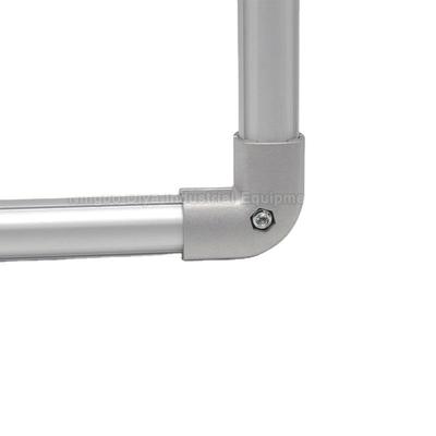 DYJ19-A15 Metallrohrfittings Zweiwege-Rund 90-Grad-Winkelverbinder Aluminiumrohrverbinder Rohrverbinder