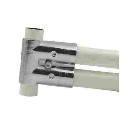 HJ-14 Chromplattierung Runde Metallrohrverbindungen/Verbindungen/Rohrverbindung 3-Wege für Lean Pipe System Montagelinie