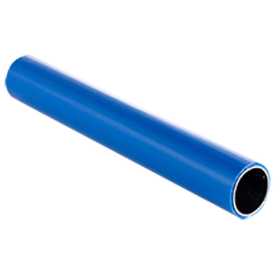 OD28mm Hellblau beschichtet mit PE-Leinrohr-Verbundrohr für Rack-Systemwand