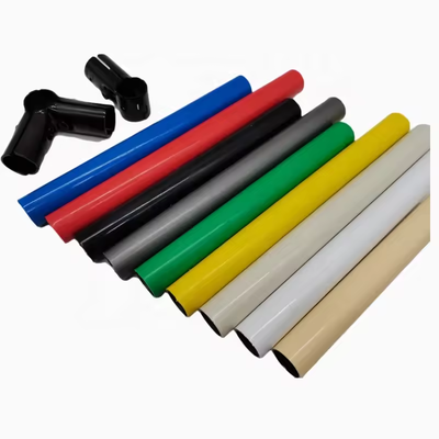 Durchmesser 28 mm Schlauchrohr PE ABS ESD Beschichtete Stahlschlauchrohr Runde Stahlrohr für flexiblen Arbeitstisch
